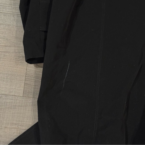 Liz Claiborne Classic Black Trench Coat - Picture 5 of 5